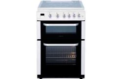 Servis DG60W Double Gas Cooker - White.